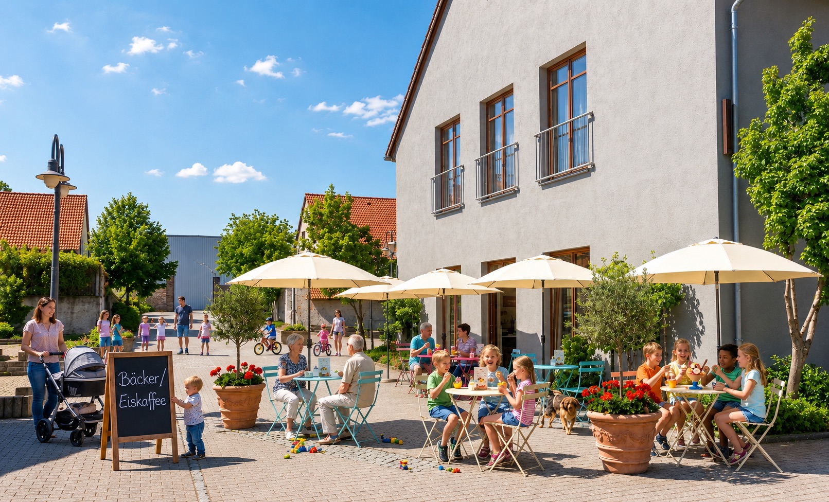 Bäckerei und Fleischerei im Apfelhof Dohna
